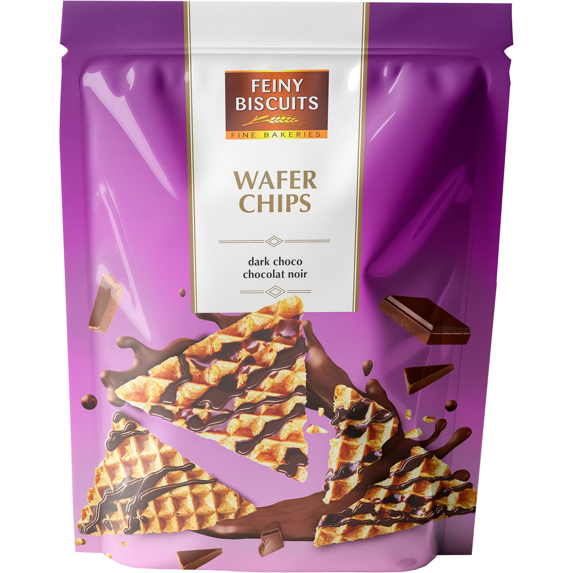 FEINY BISCUITS Wafer Chips dark choco 70g
