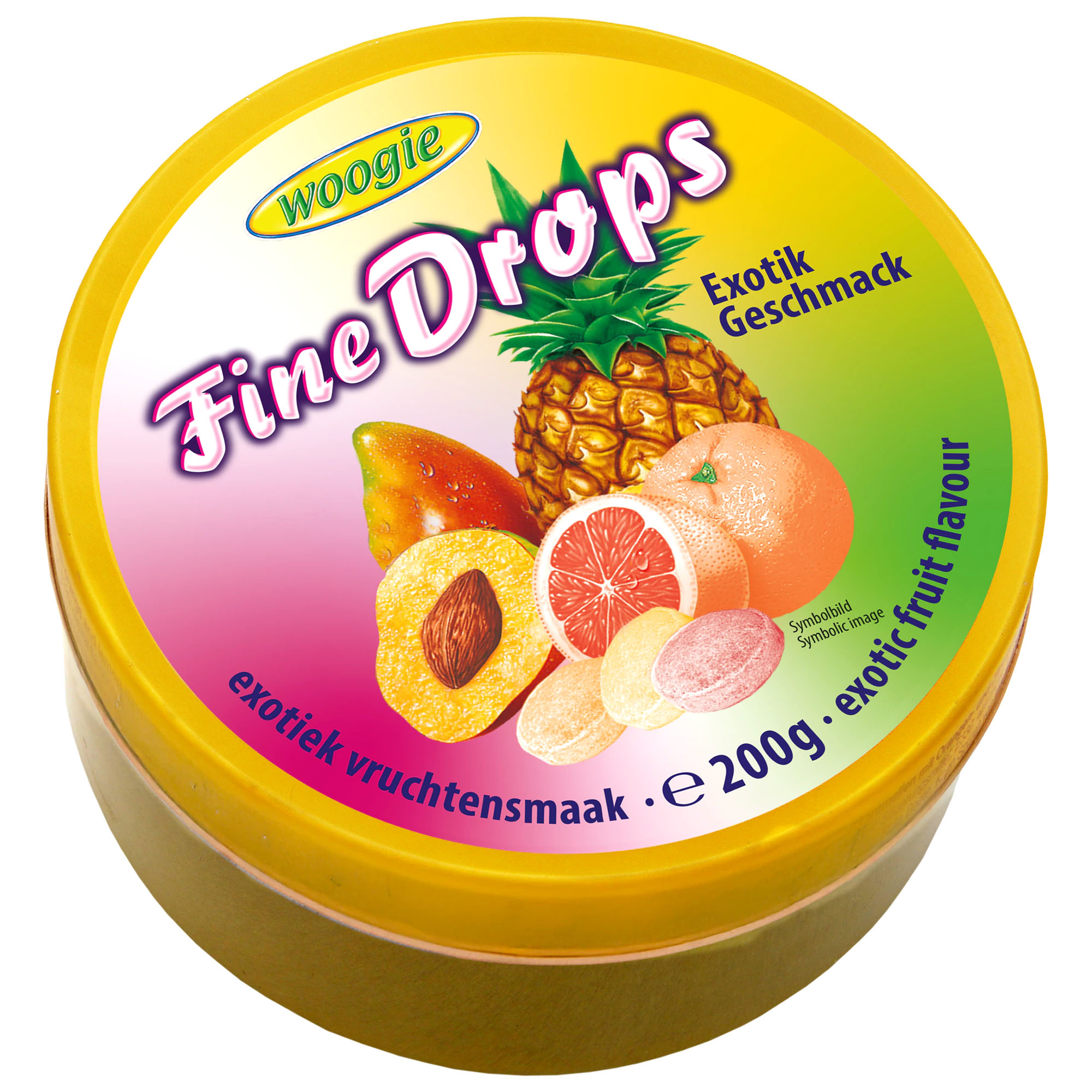 WOOGIE Fine Drops Exotik Geschmack 200g