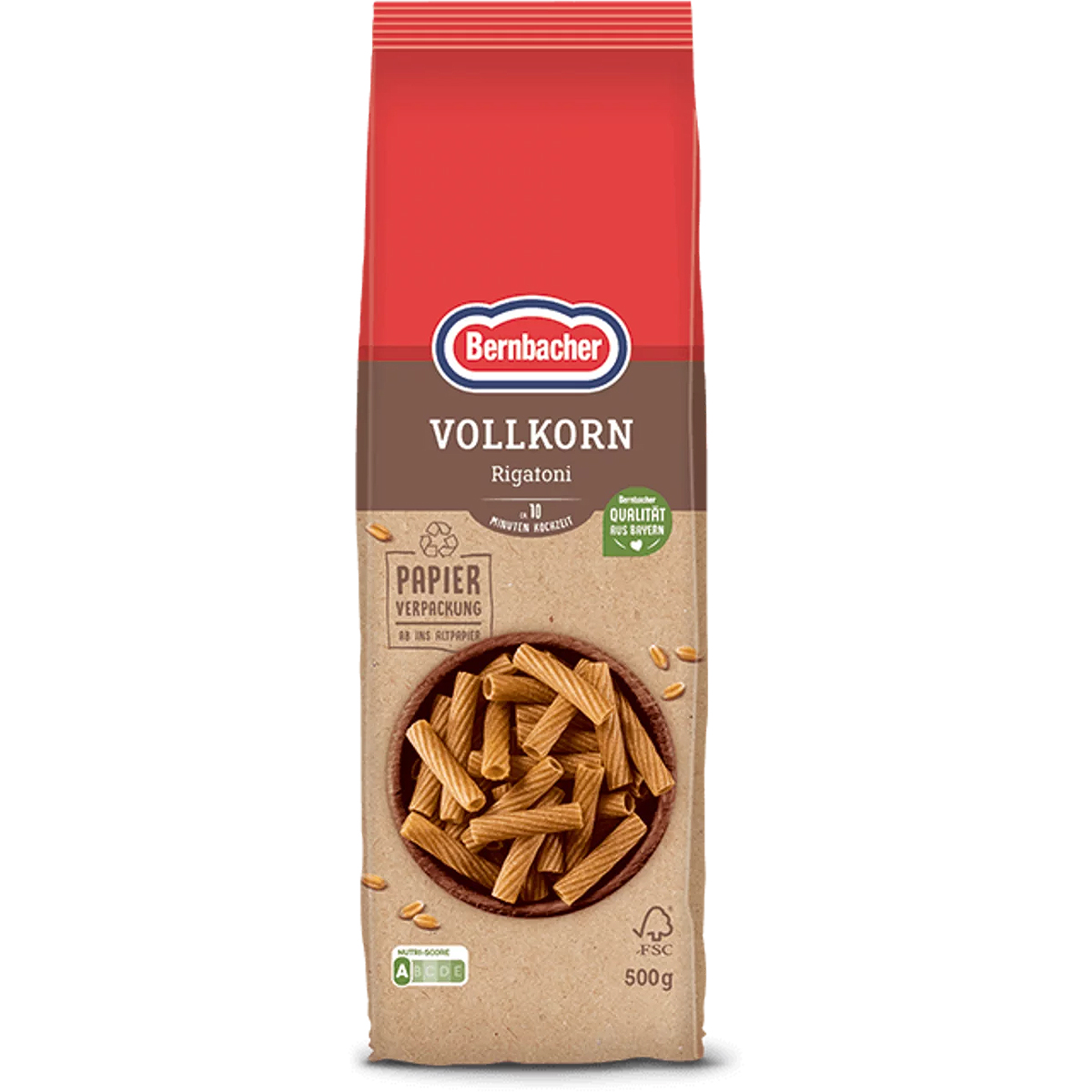 BERNBACHER Vollkorn Rigatoni 500g (MHD 17.05.2026)