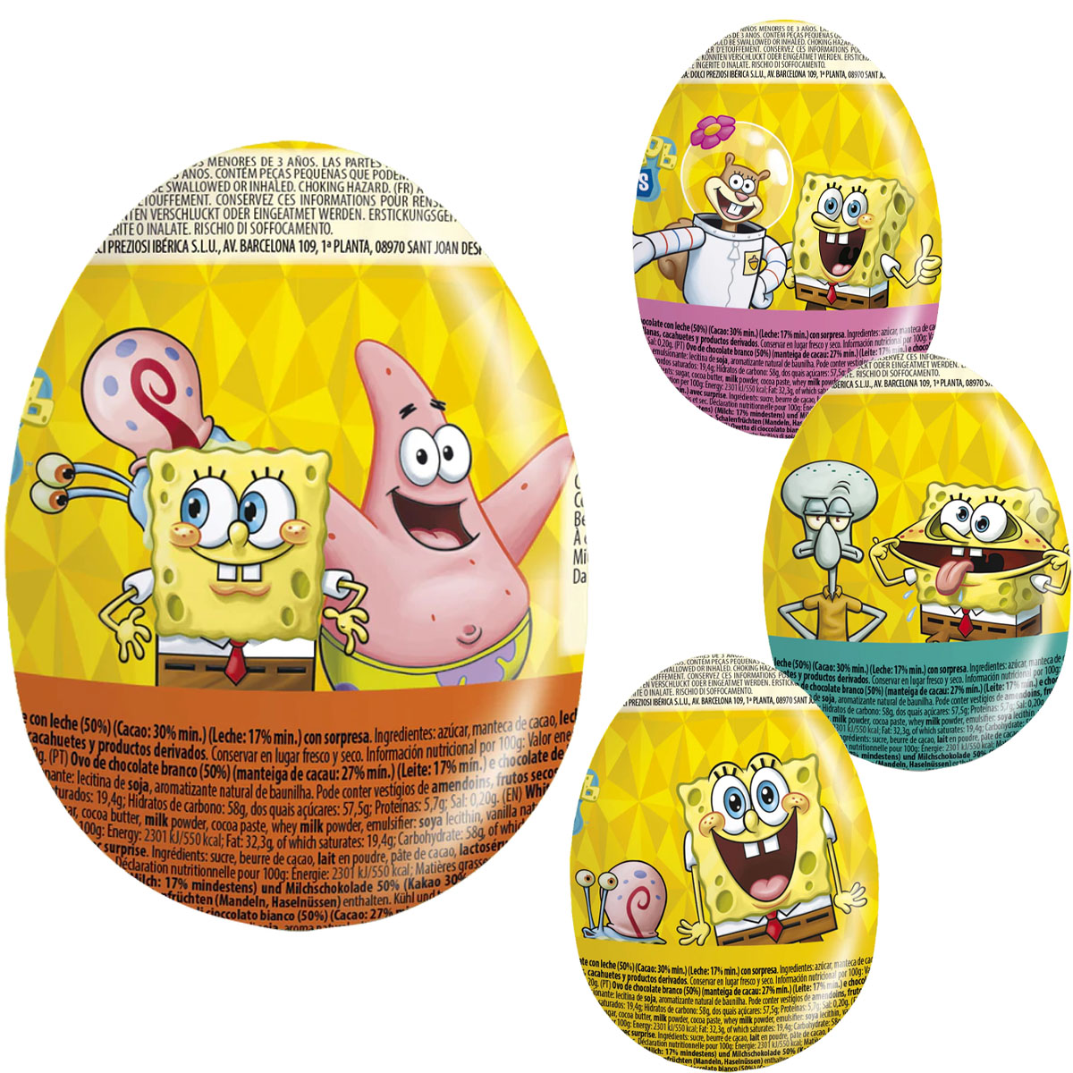 SPONGEBOB Schoko Überraschungsei 20g