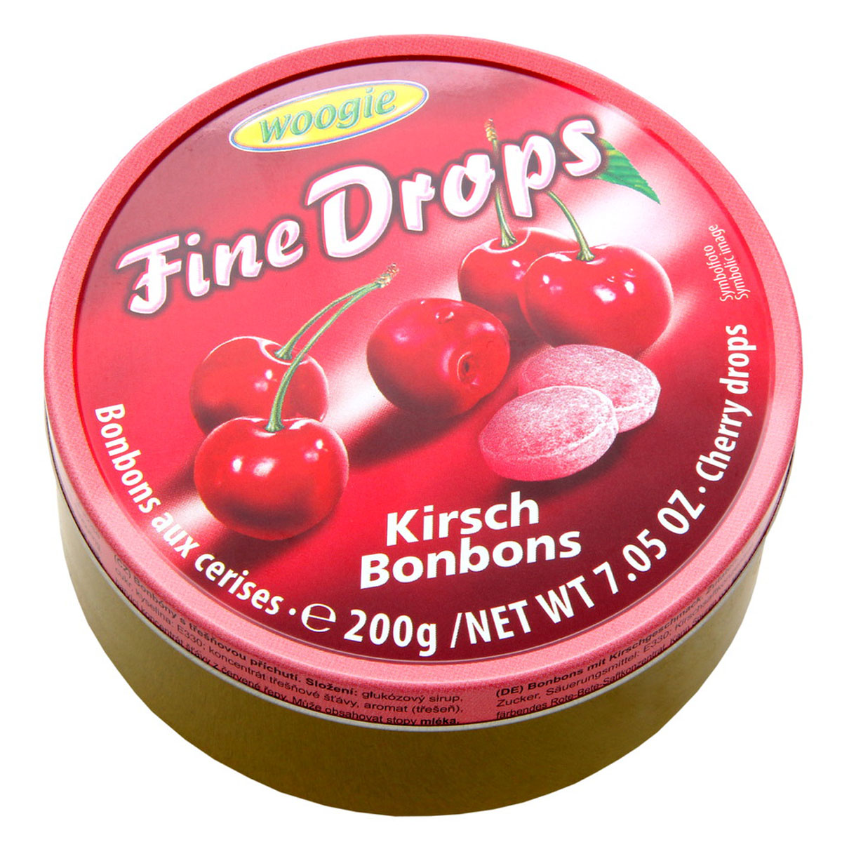 WOOGIE Fine Drops Kirschbonbons 200g