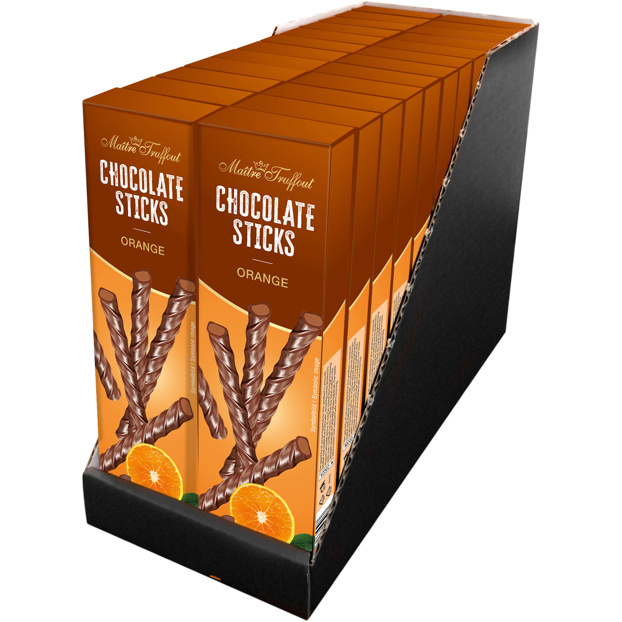 MÂITRE TRUFFOUT Chocolate Sticks Orange 75g