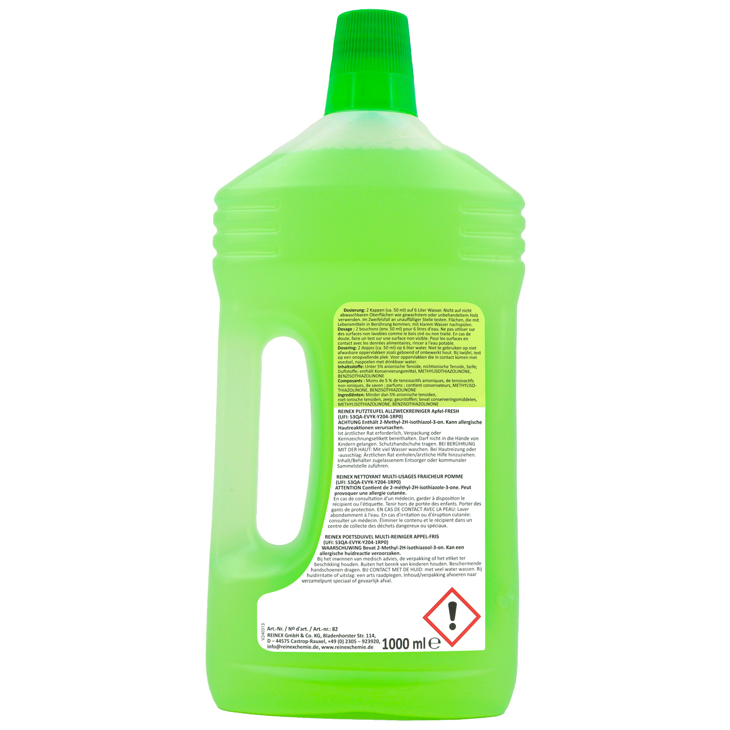 REINEX Putz-Teufel Allzweckreiniger Apfel-Fresh 1000ml