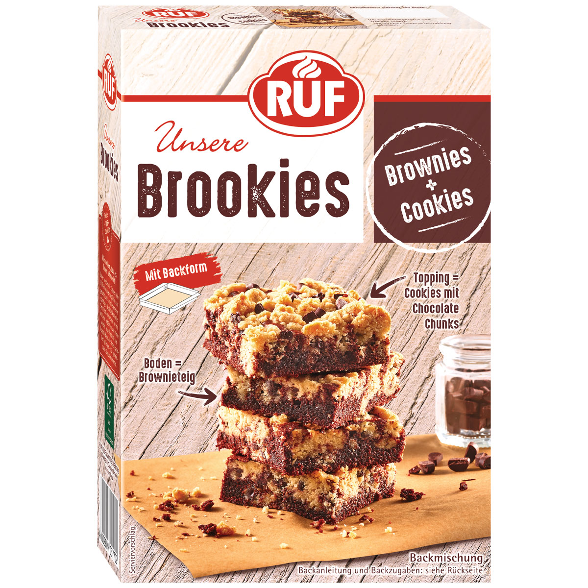 RUF Brookies Backmischung 460g