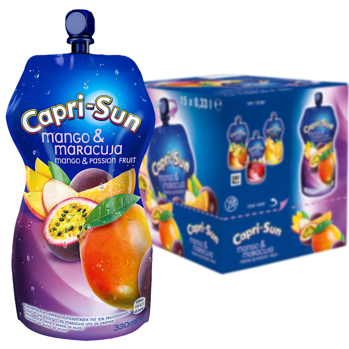 CAPRI SUN Mango Maracuja 15er-Pack (15x330ml)