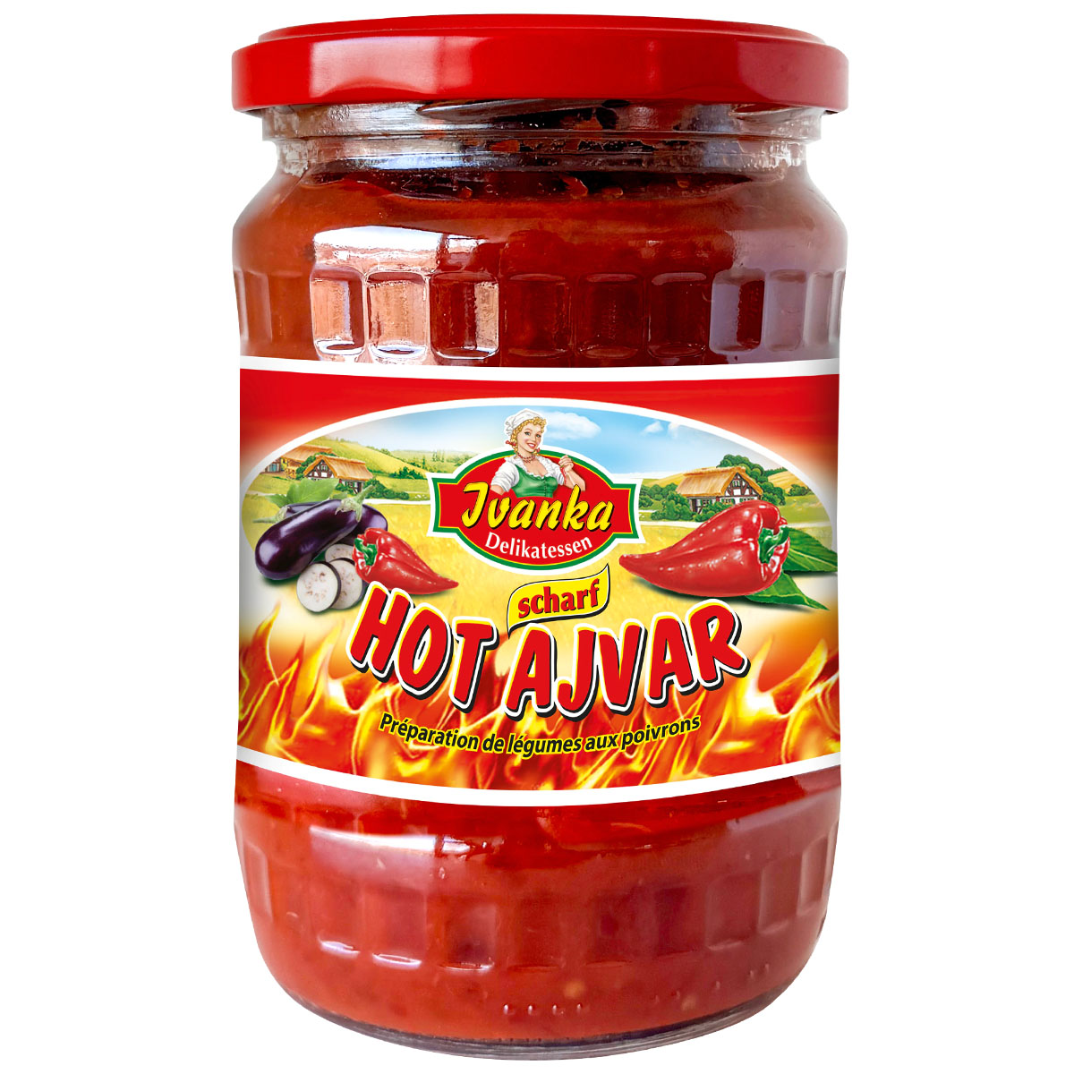 IVANKA Hot Ajvar scharf 540g