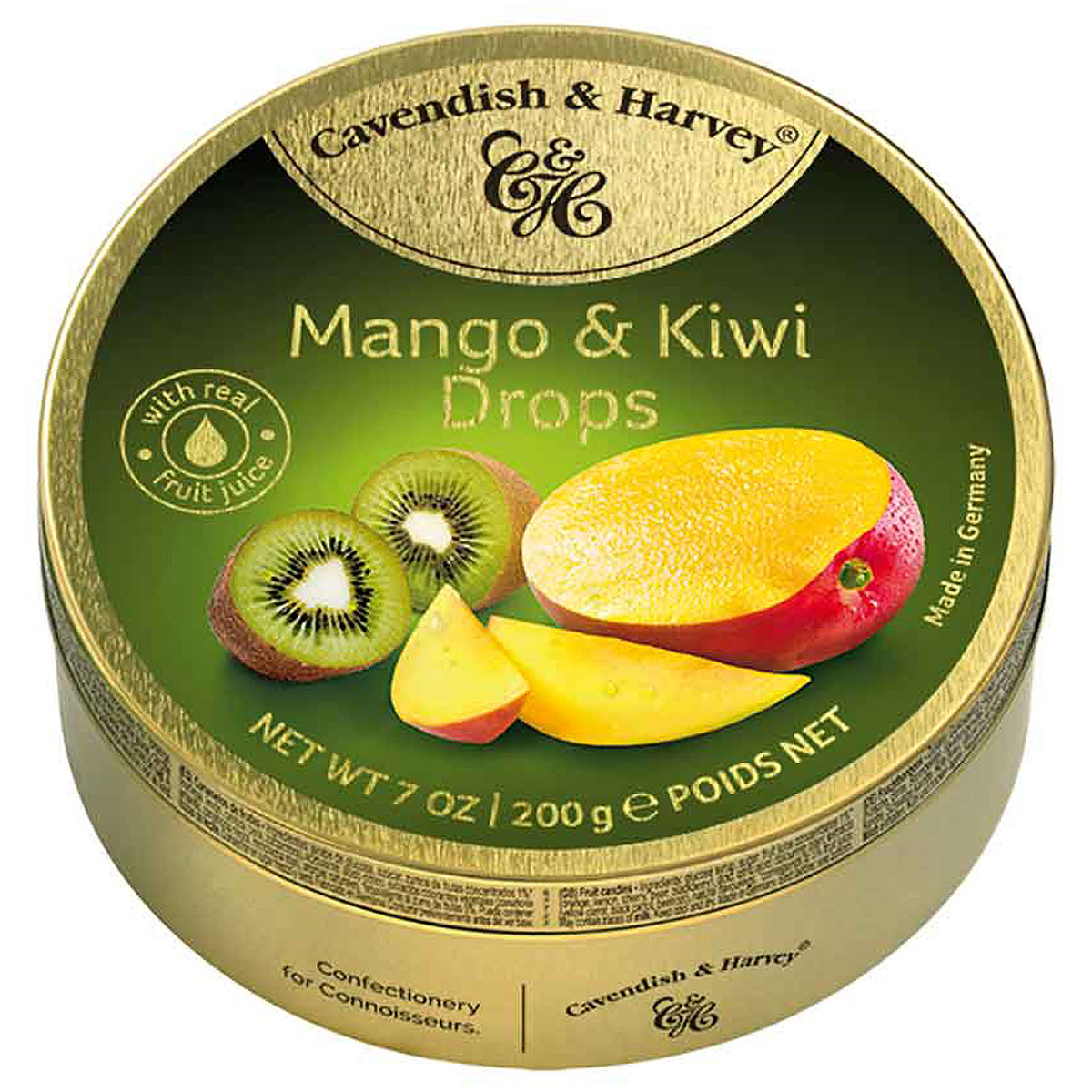 CAVENDISH & HARVEY Mango & Kiwi Drops 200g