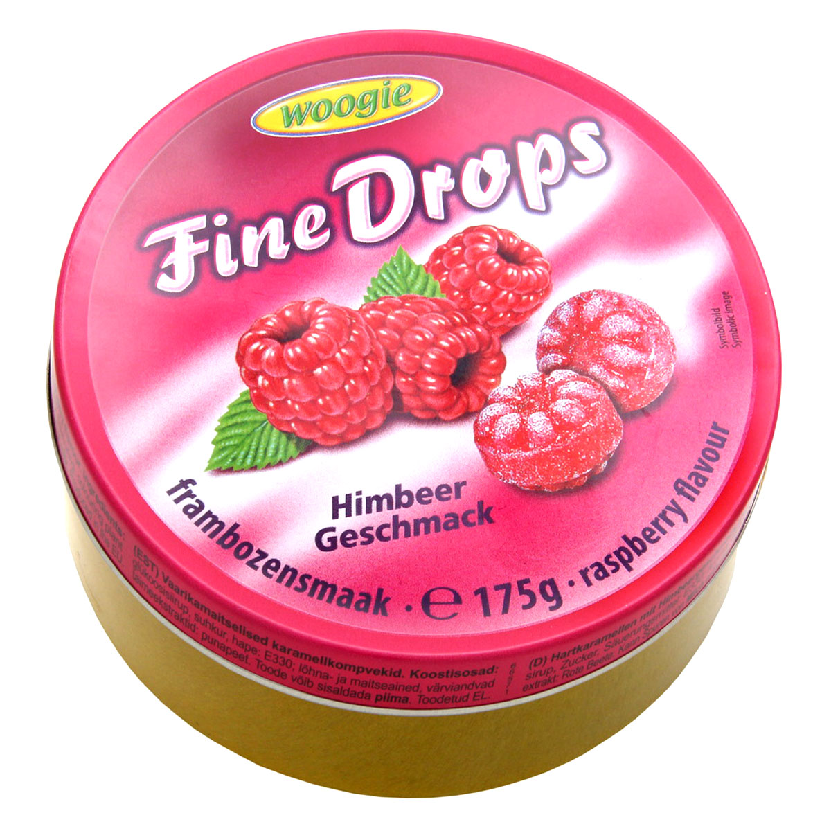 WOOGIE Fine Drops Himbeergeschmack 200g