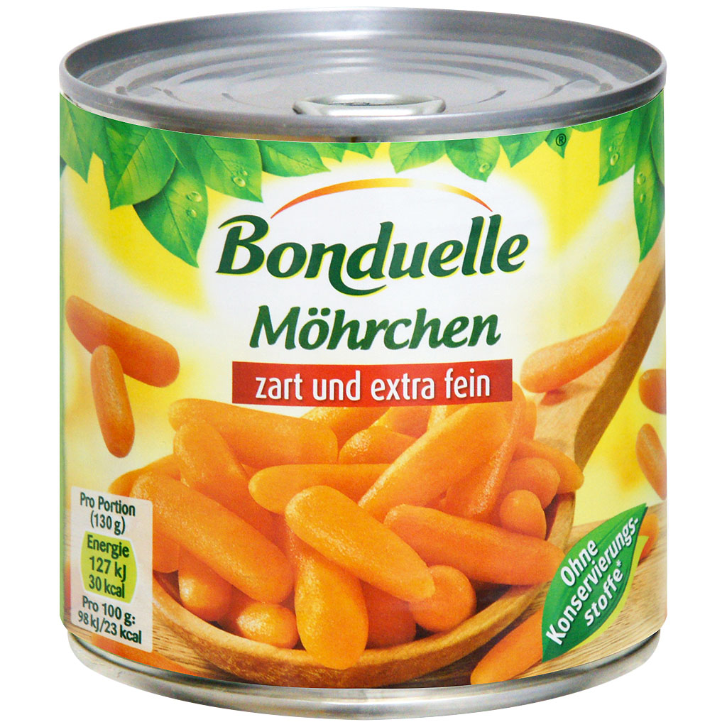 BONDUELLE Möhrchen 400g/265g