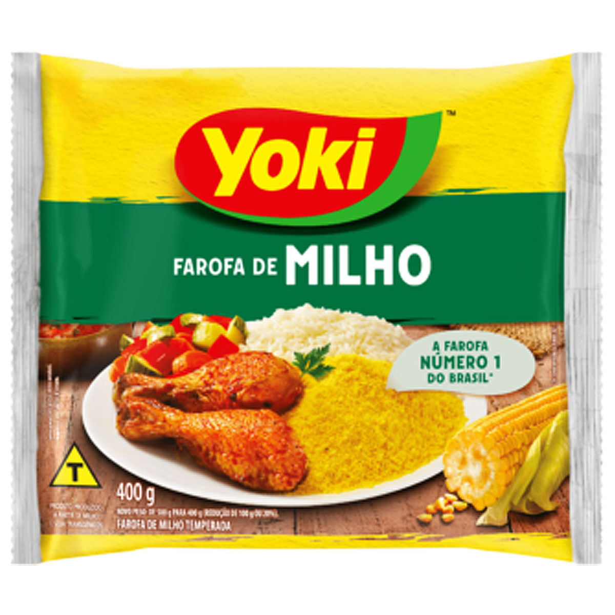 YOKI Maismehl gewürzt "Farofa de Milho" 400g
