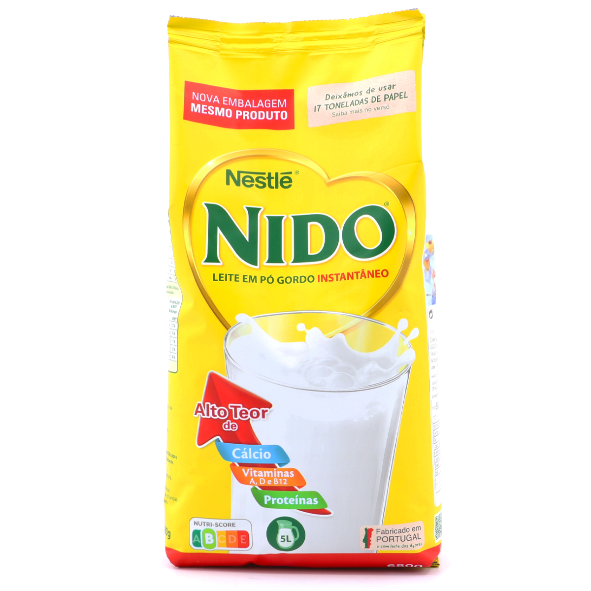 NESTLE NIDO Instant Vollmilchpulver "Leite Po Gordo Instantaneo" 680g