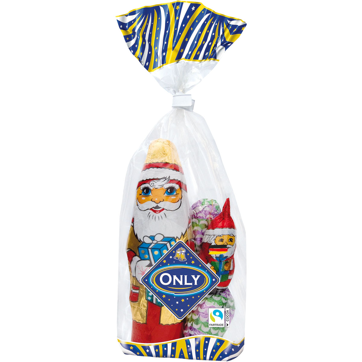 ONLY Milchschokolade Weihnachtsmann Mischung 100g