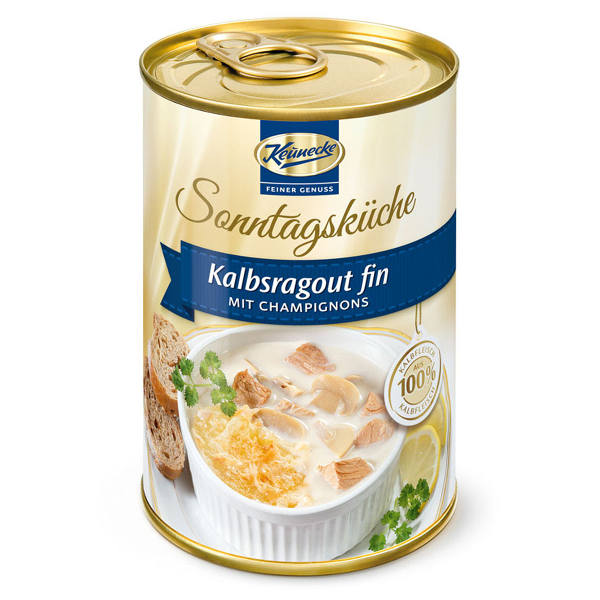 KEUNECKE - Kalbsragout fin mit Champignons 400g