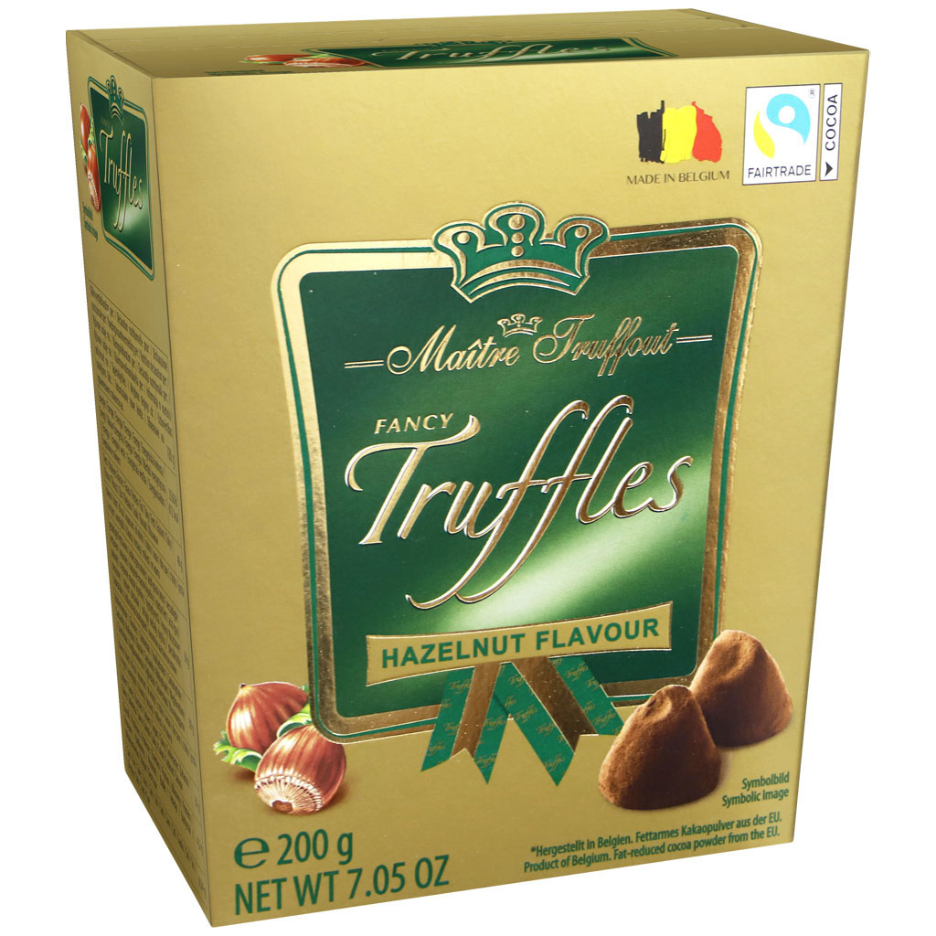 MÂITRE TRUFFOUT Fancy Truffles Hazelnut Flavour 200g