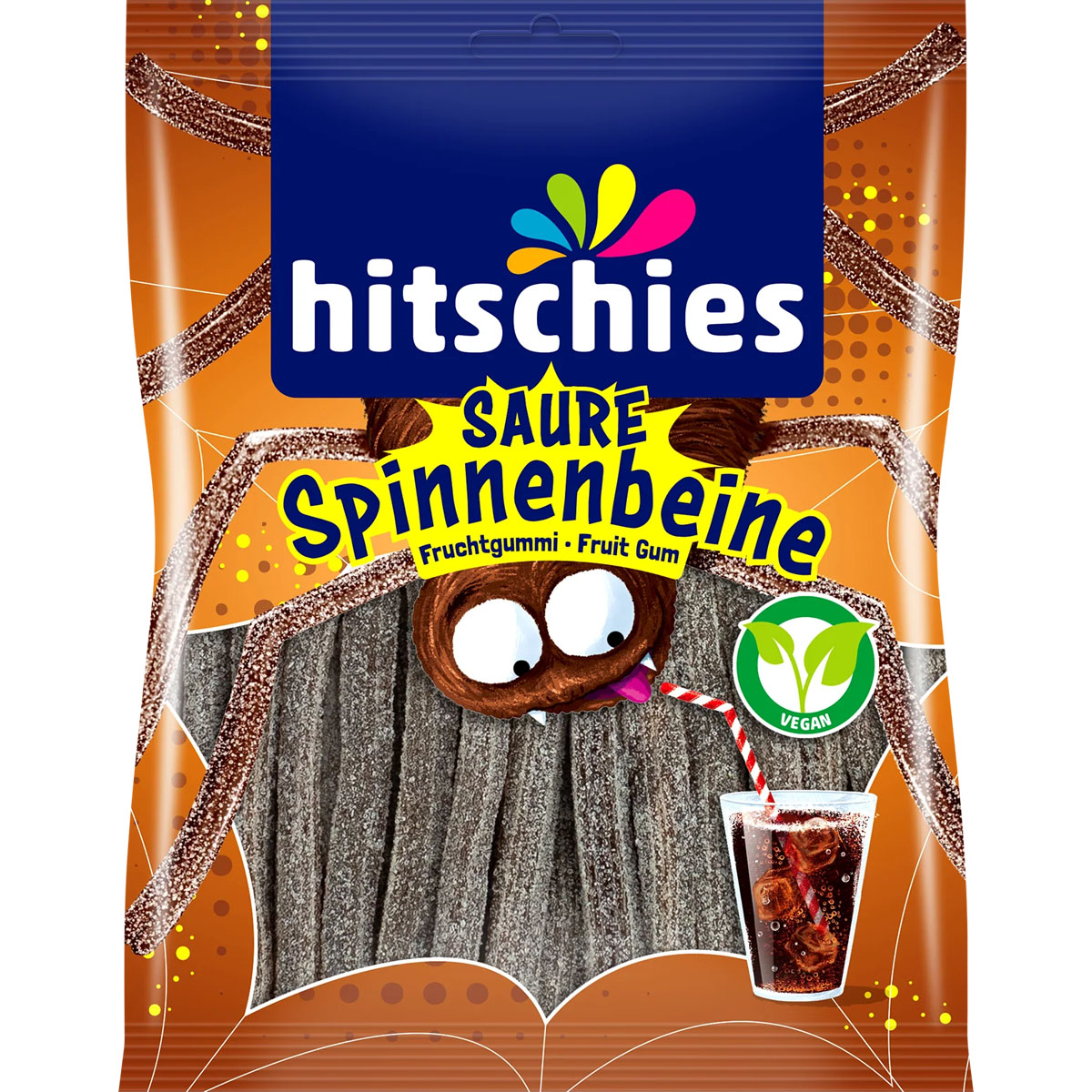 HITSCHIES Saure Spinnenbeine Cola Fruchtgummi 125g