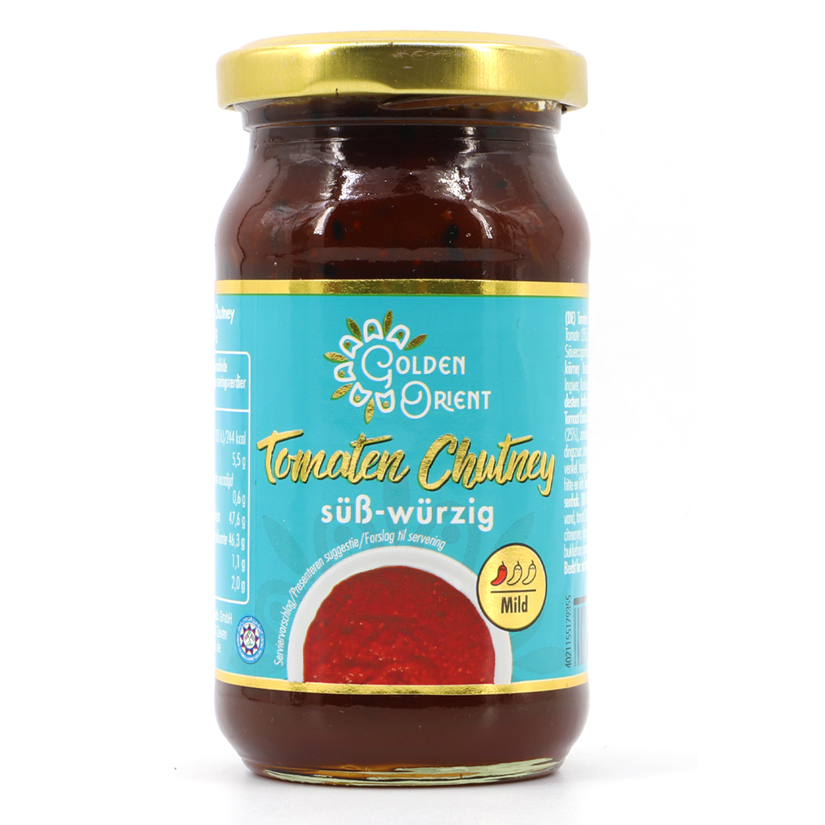 GOLDEN ORIENT Tomaten Chutney süß-würzig 240g (MHD 30.10.2024)