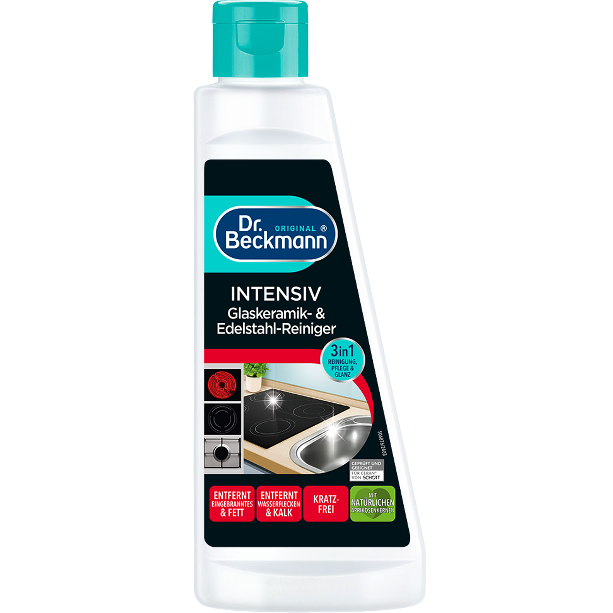 DR. BECKMANN Intensiv Glaskeramik- & Edelstahl-Reiniger 250ml
