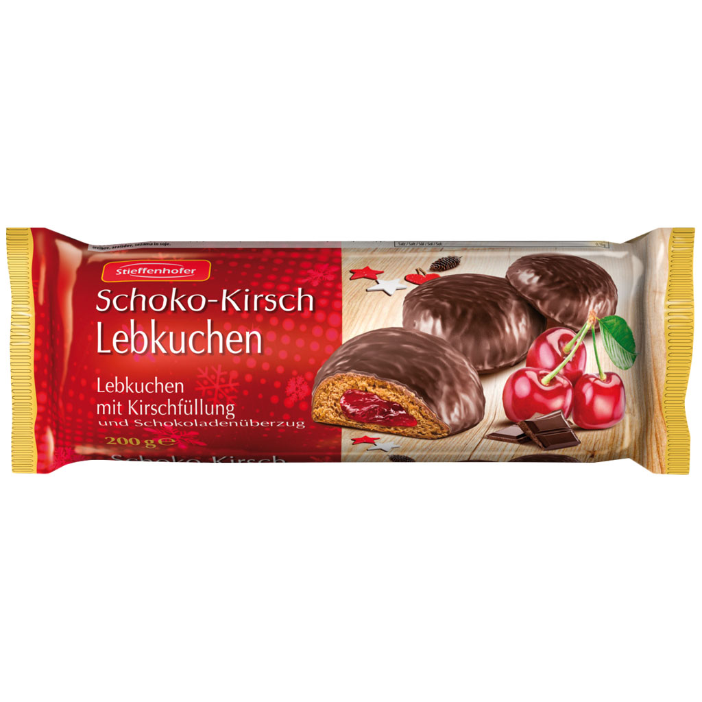 STIEFFENHOFER Schoko Kirsch Lebkuchen 200g