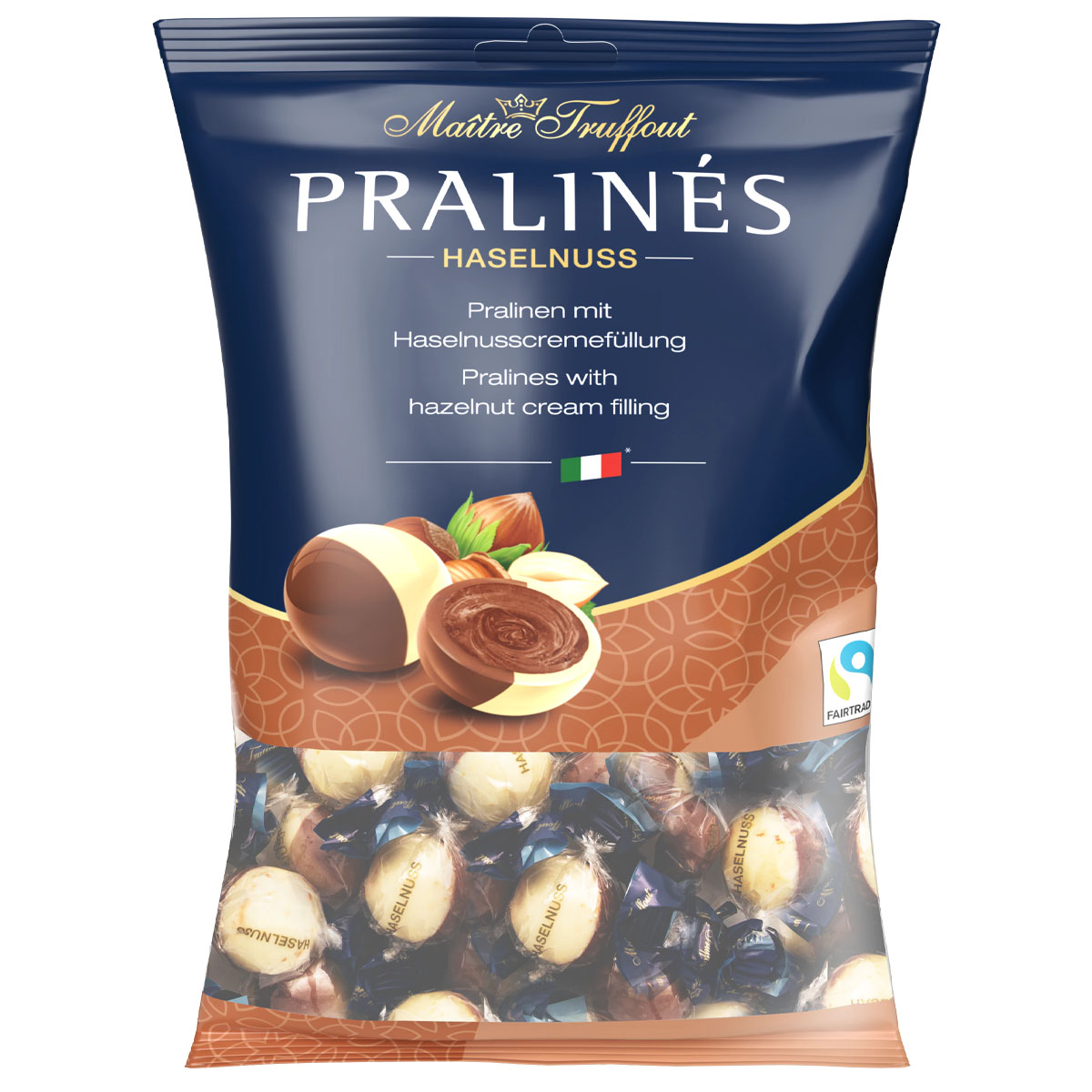 MÂITRE TRUFFOUT Pralinés Haselnuss 125g