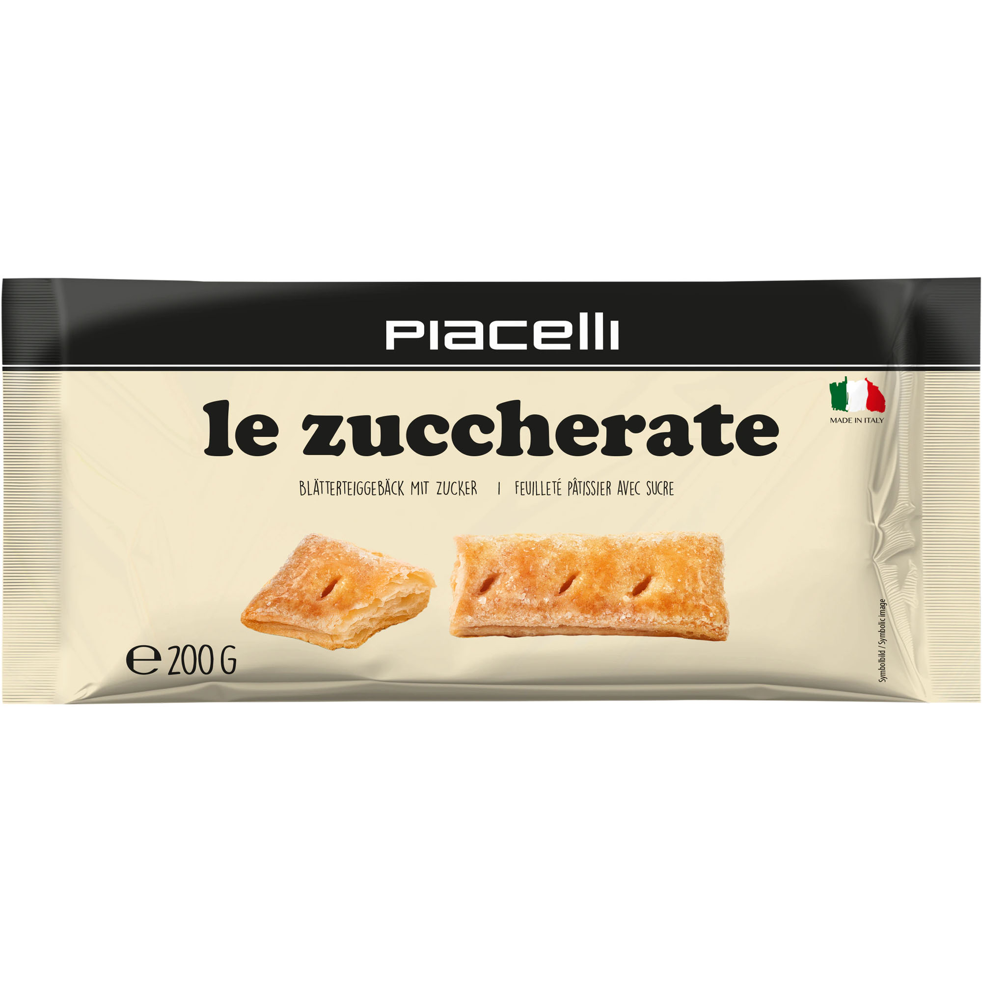 PIACELLI le zuccherate Blätterteiggebäck mit Zucker 200g