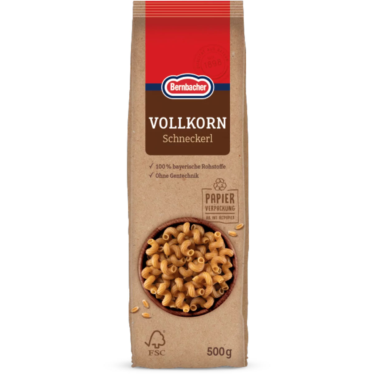 BERNBACHER Vollkorn Schneckerl 500g (MHD 21.06.2026)