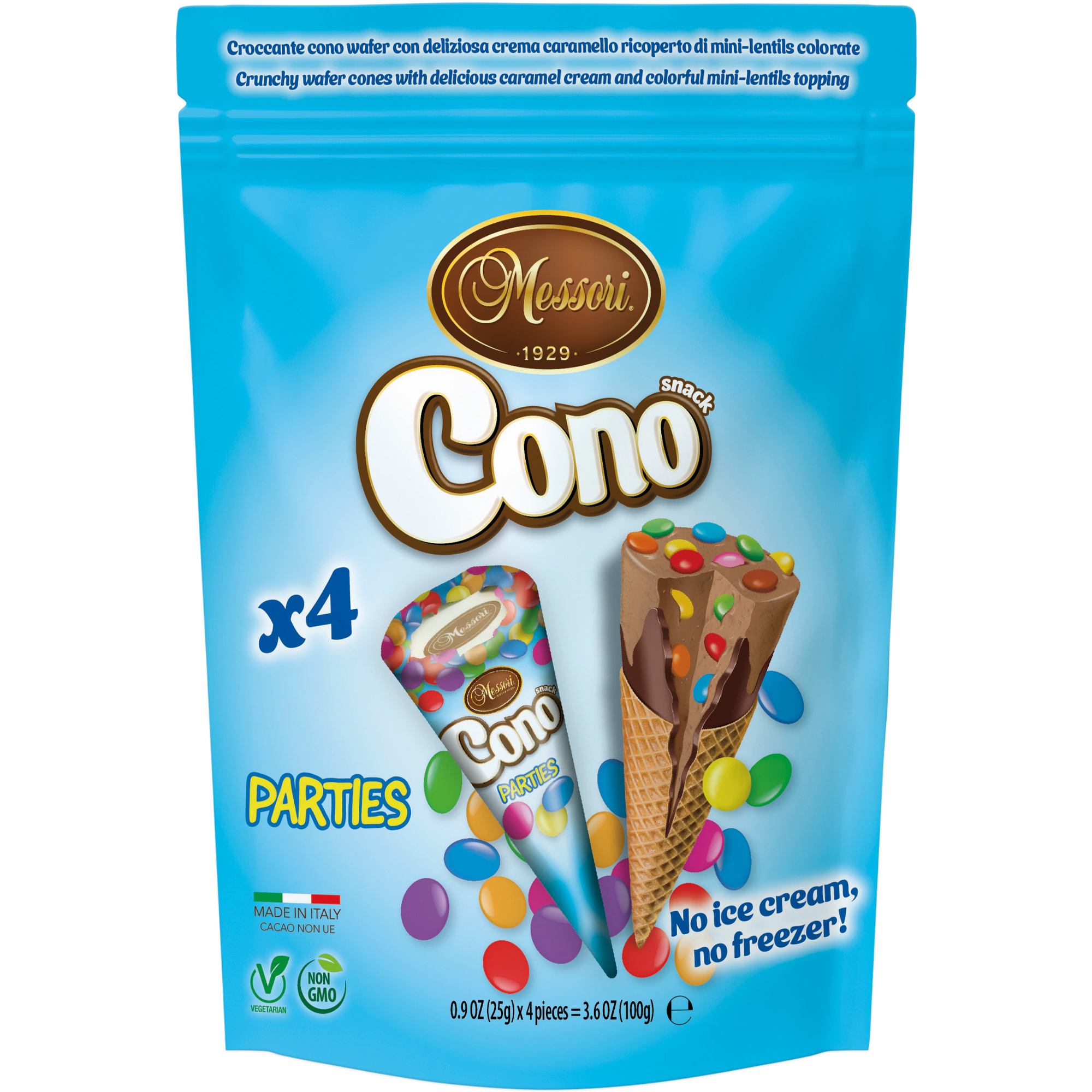 MESSORI Cono Snack Parties 4x25g (100g)
