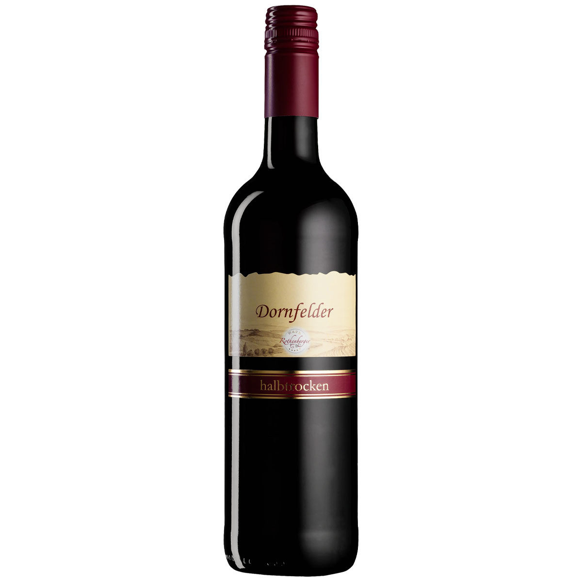 ROTHENBERGER Rotwein Dornfelder halbtrocken 11% vol. 0,75l