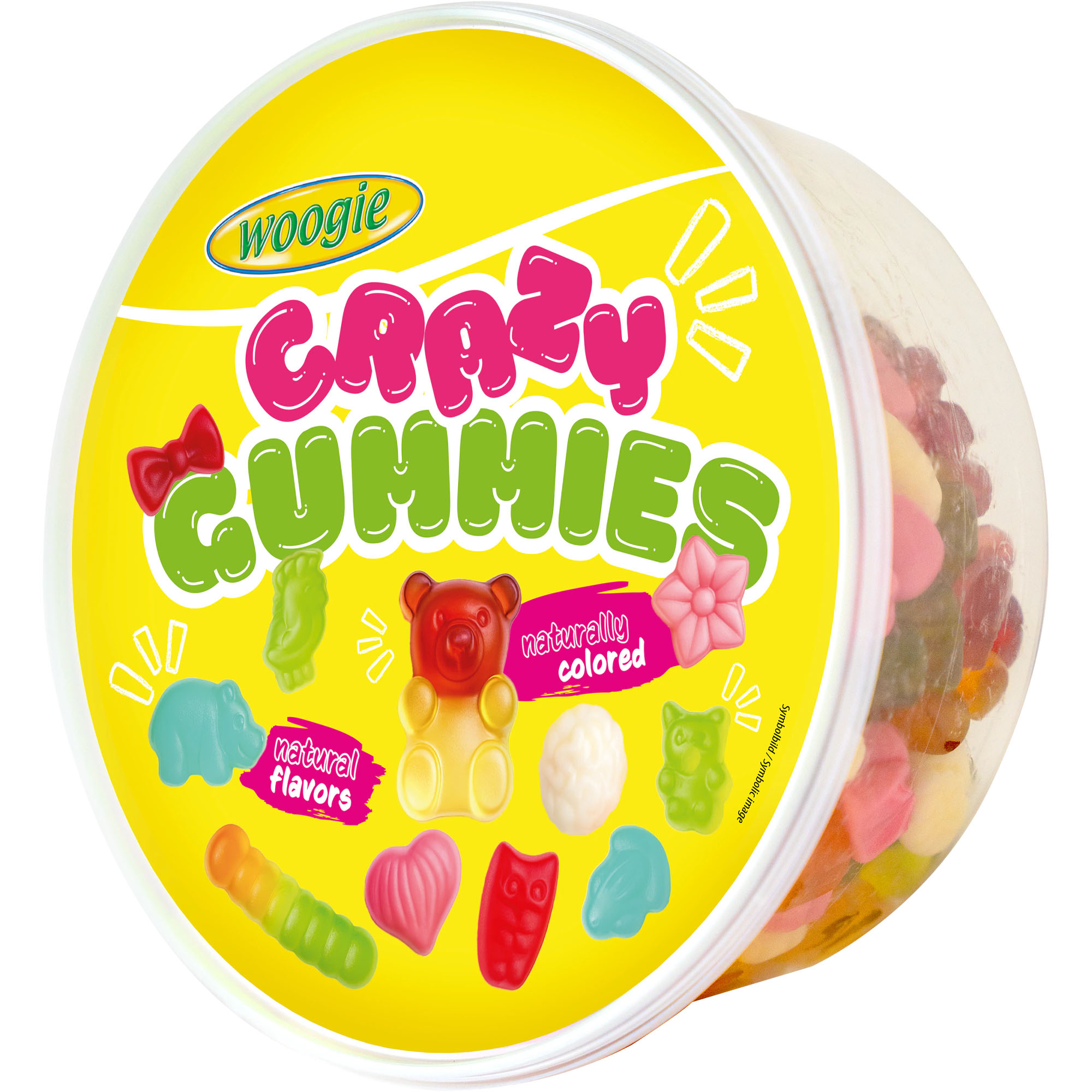 WOOGIE Crazy Gummies Fruchtgummi 1kg