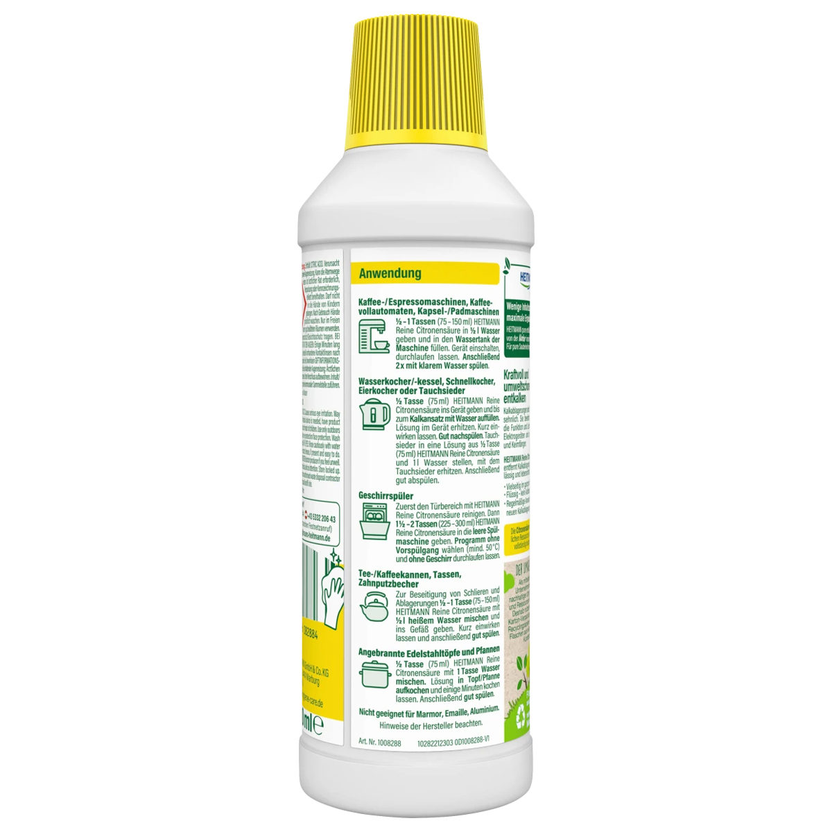 HEITMANN PURE Reine Citronensäure 500ml