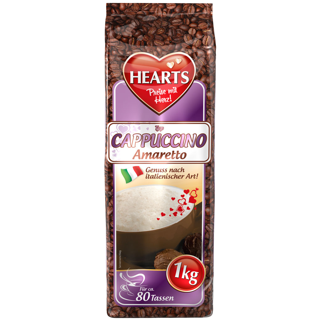 HEARTS Typ Cappuccino Amaretto 1kg