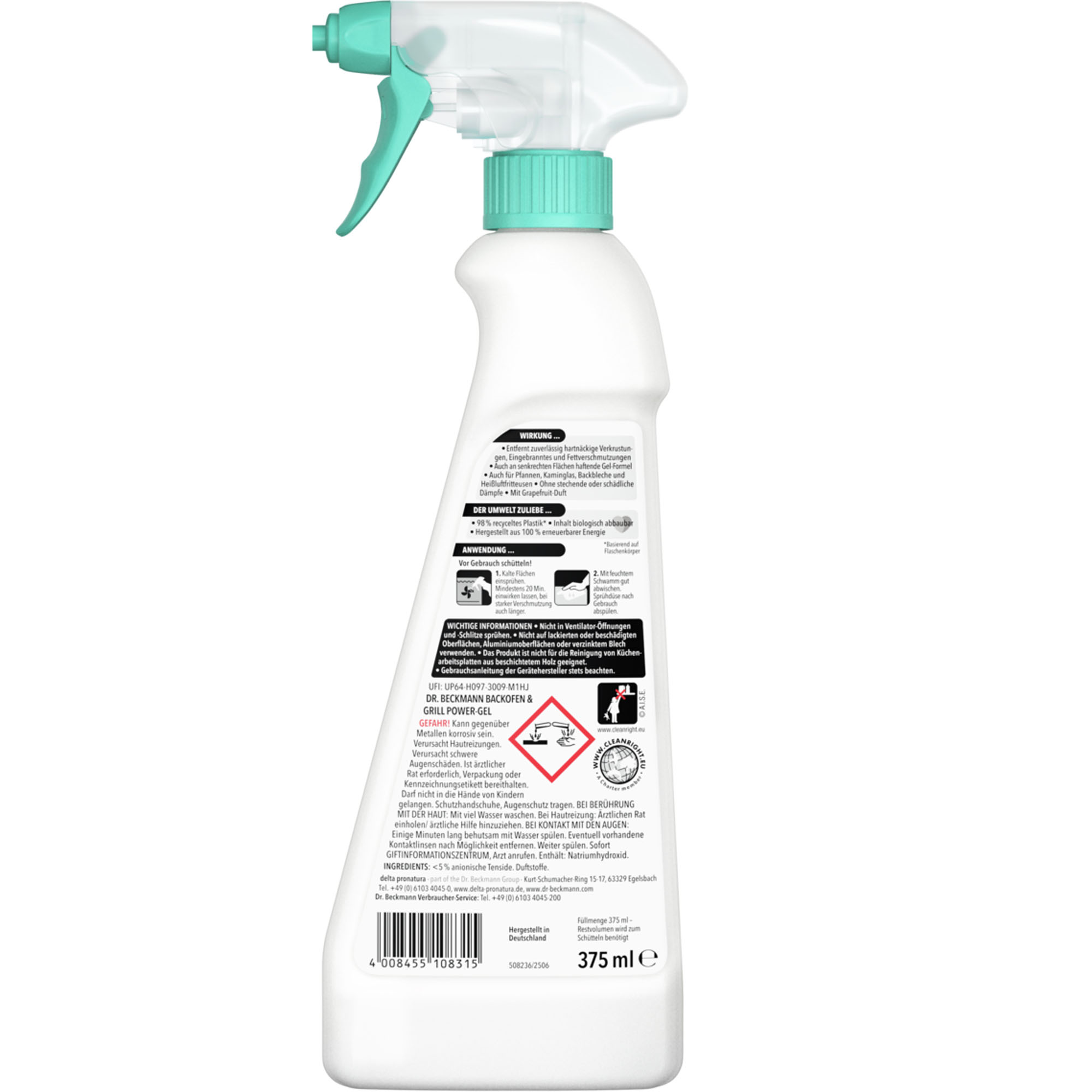 DR. BECKMANN Backofen & Grill Power Gel 375ml