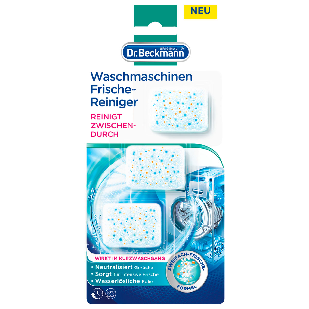 DR.BECKMANN Waschmaschinen Frische Reiniger 3x20g