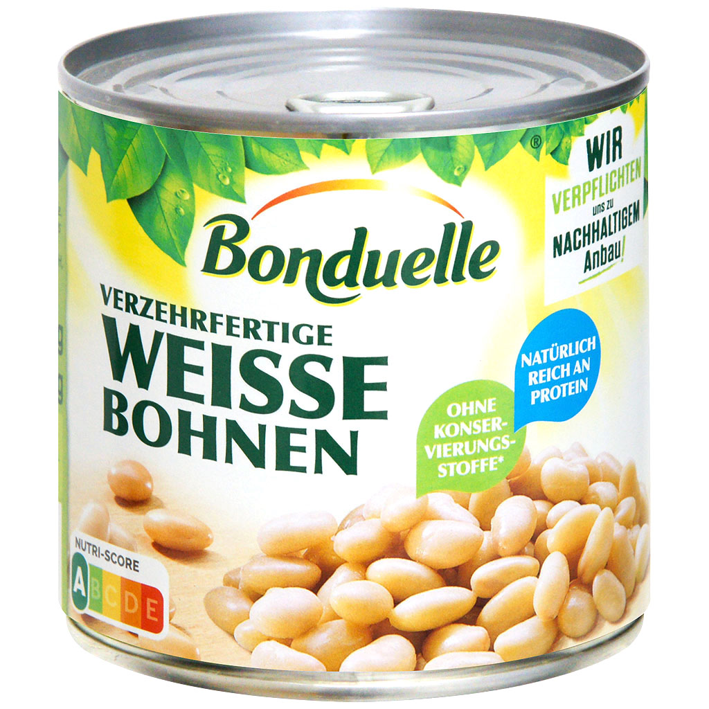 BONDUELLE Weisse Bohnen 400g/250g