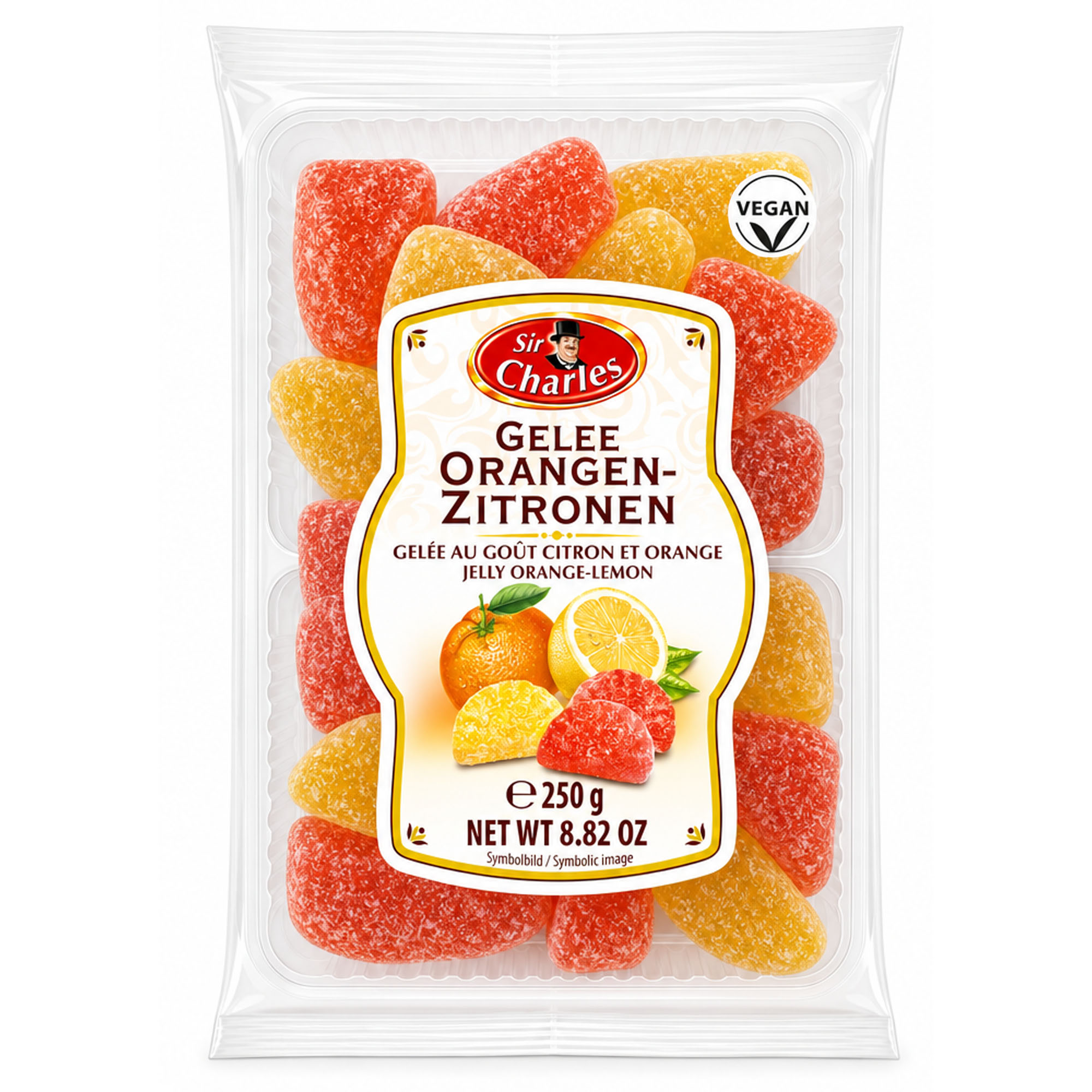 SIR CHARLES Gelee Orangen-Zitronen 250g