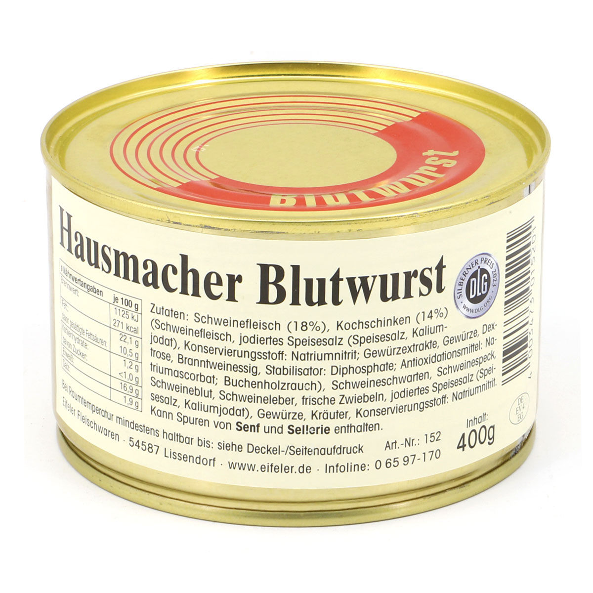 EIFEL Hausmacher Blutwurst 400g