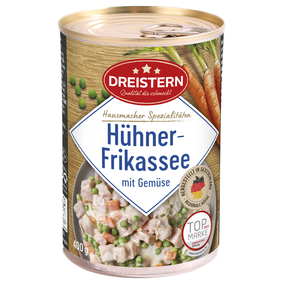 DREISTERN Hühner Frikassee mit Gemüse 400g