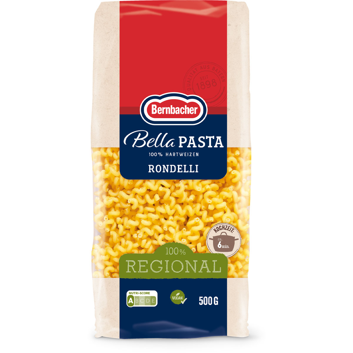 BERNBACHER - Bella Pasta Rondelli 500g