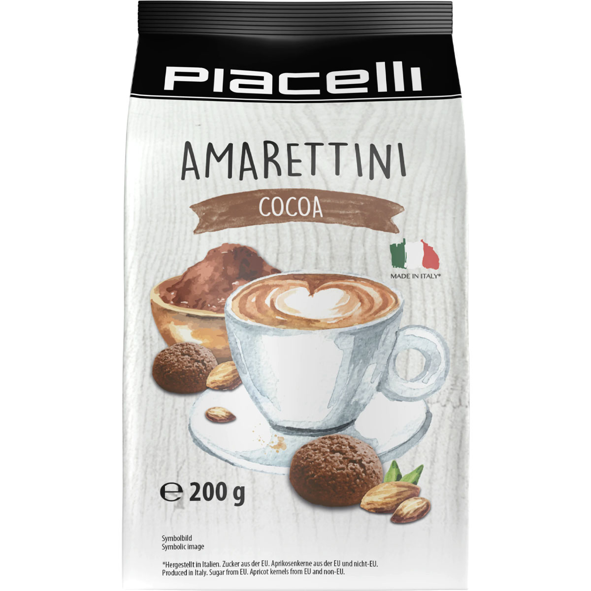PIACELLI Amarettini Cocoa 200g