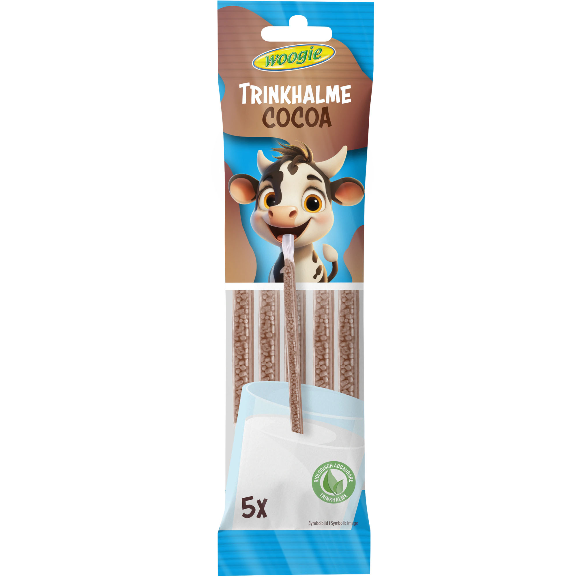 WOOGIE Trinkhalme Cocoa 5x6g (30g)