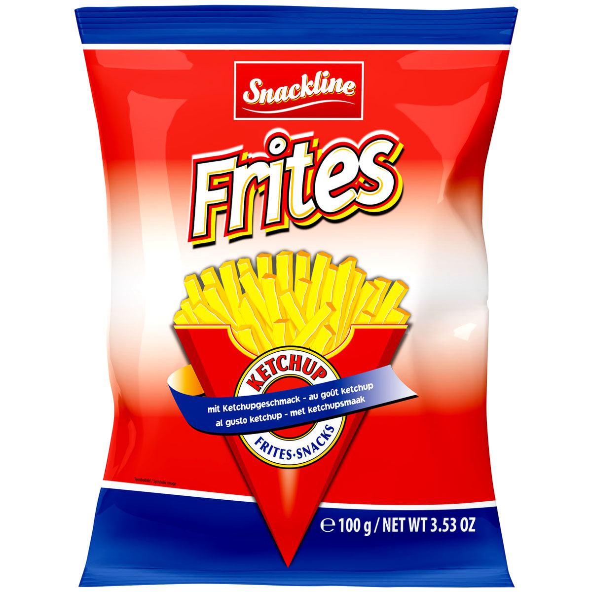 SNACKLINE Frites Snack Ketchup 100g