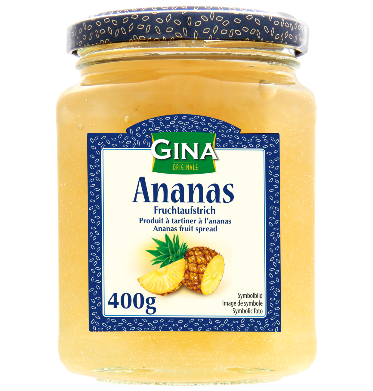 GINA Ananas Fruchtaufstrich 400g