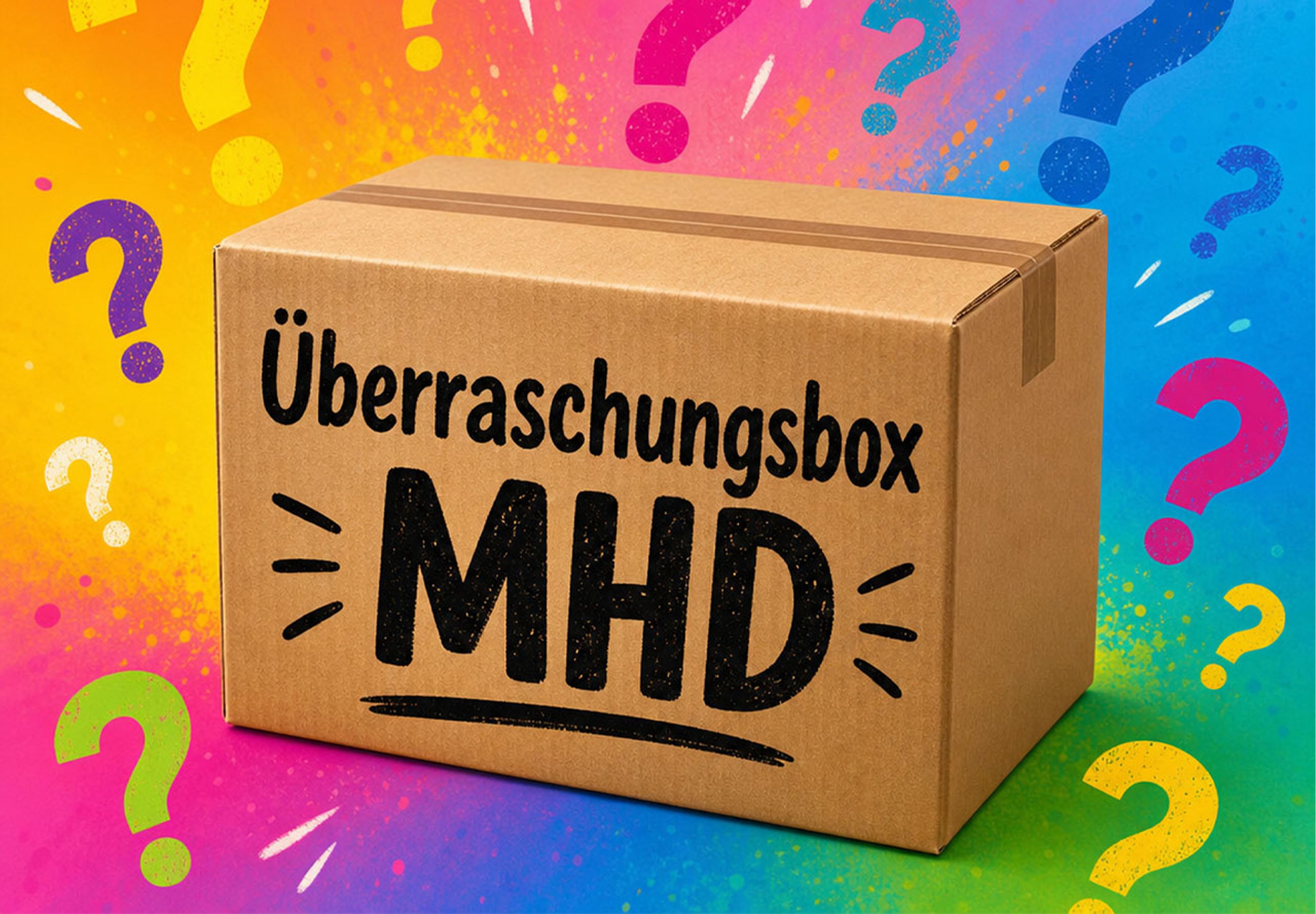 Überraschungsbox MHD Ware, 30 Lebensmittel Artikel