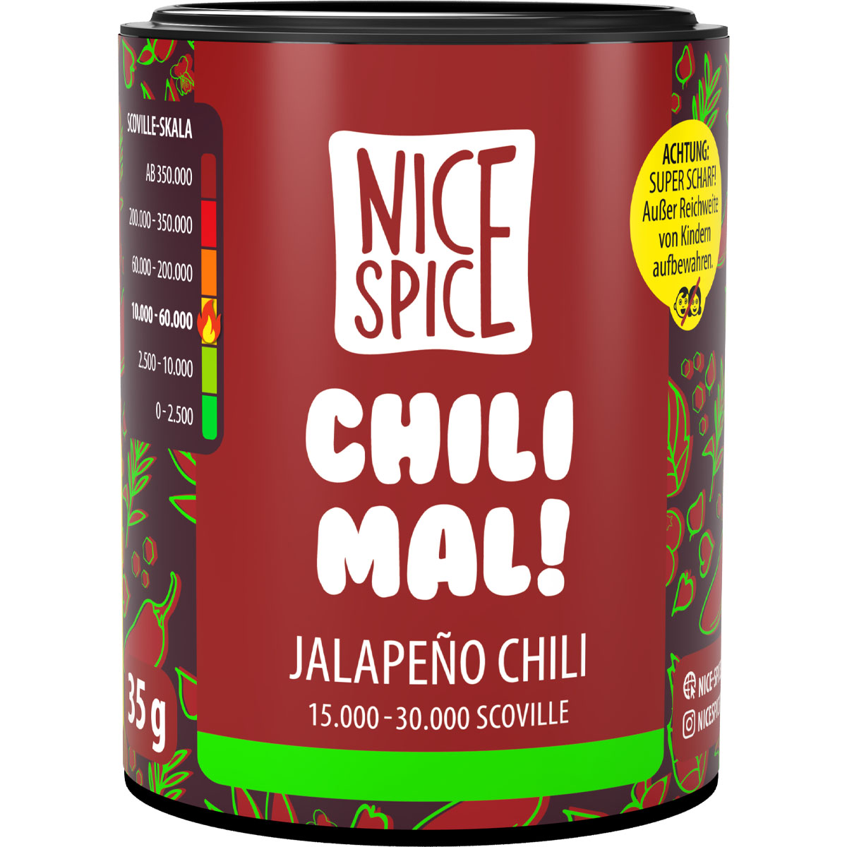 NICE SPICE - Chili mal! Jalapeño Chili 35g 