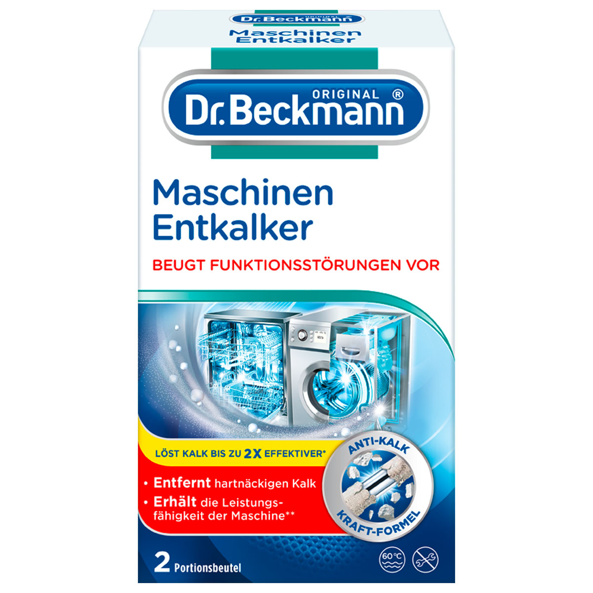 DR.BECKMANN Maschinen Entkalker 2x50g