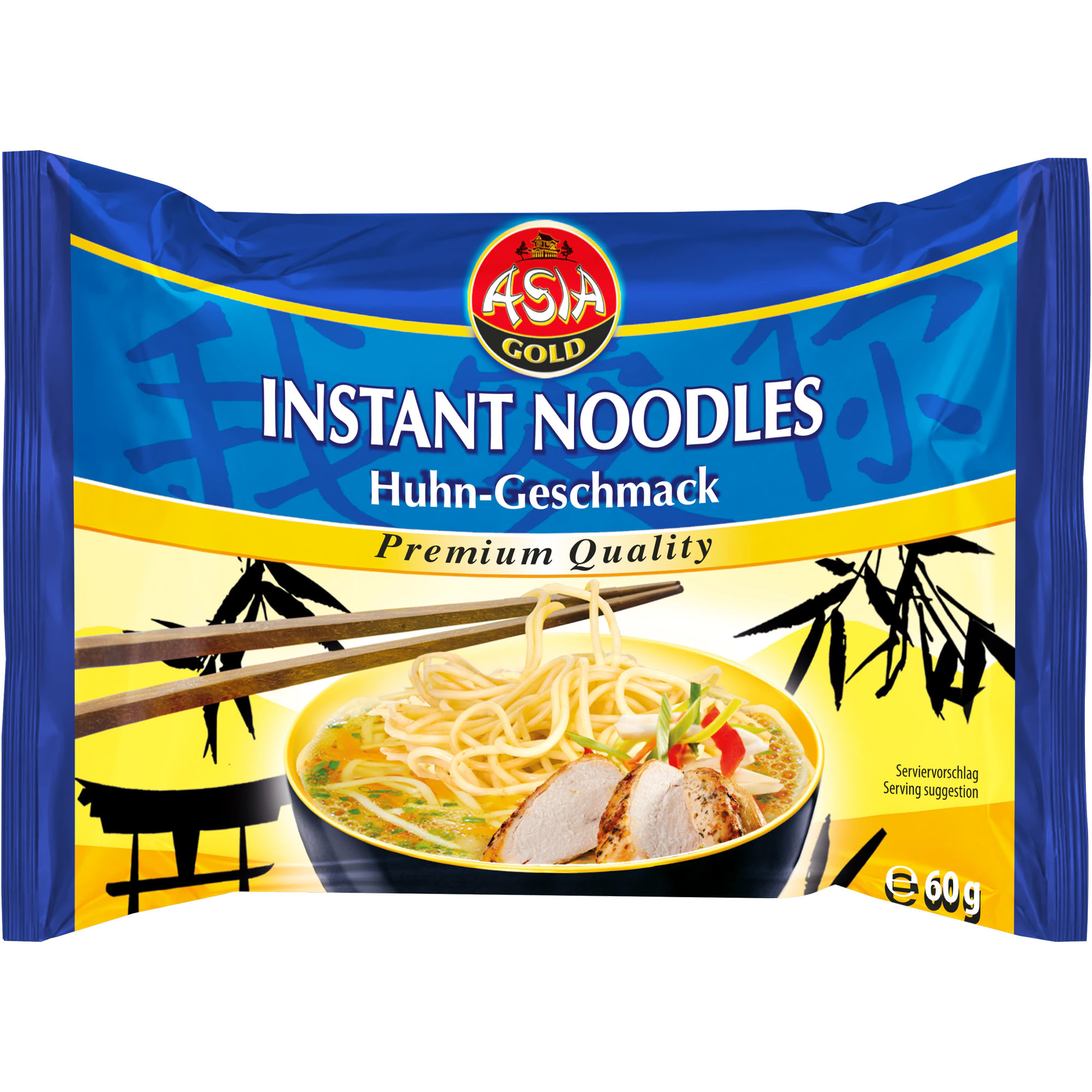 ASIA GOLD Instant Noodles Huhn-Geschmack 60g