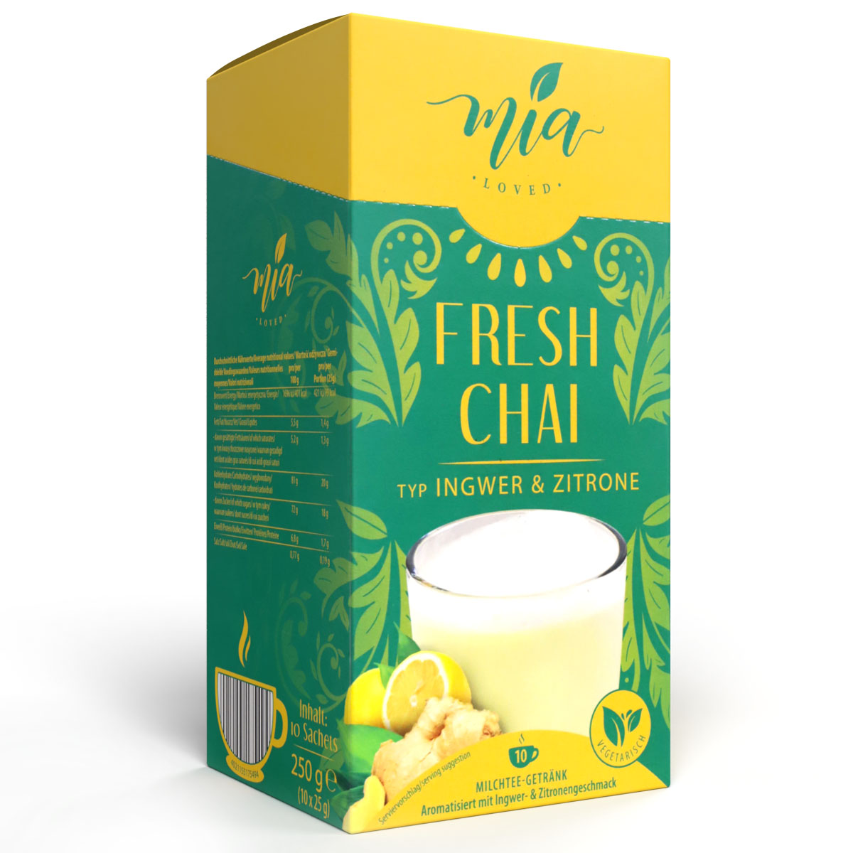 MIA LOVED Fresh Chai Ingwer & Zitrone 250g