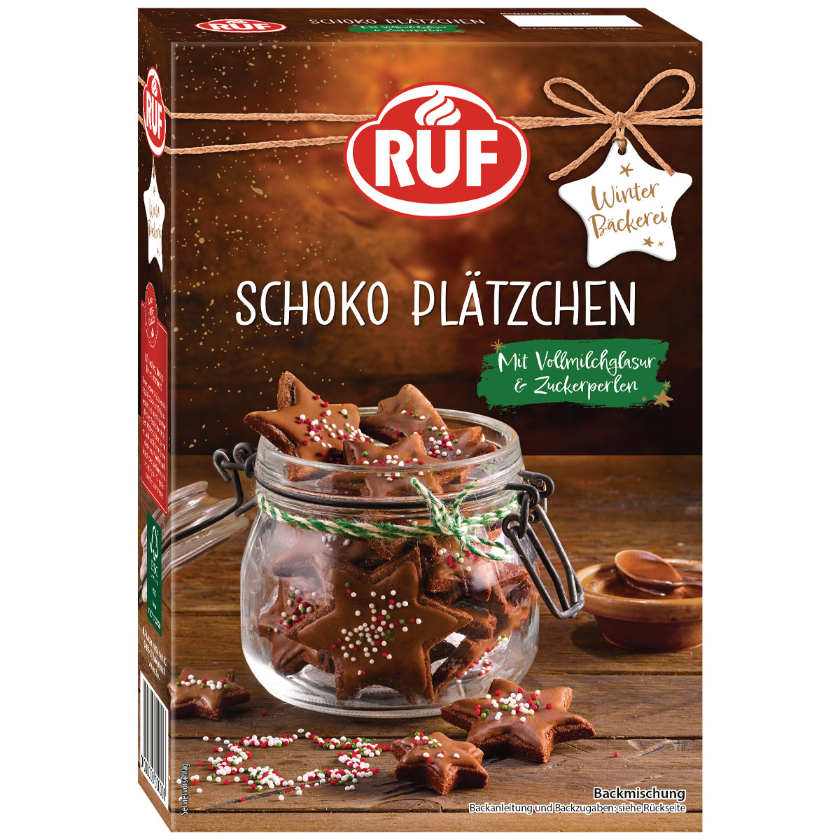 RUF Schoko Plätzchen Backmischung 440g