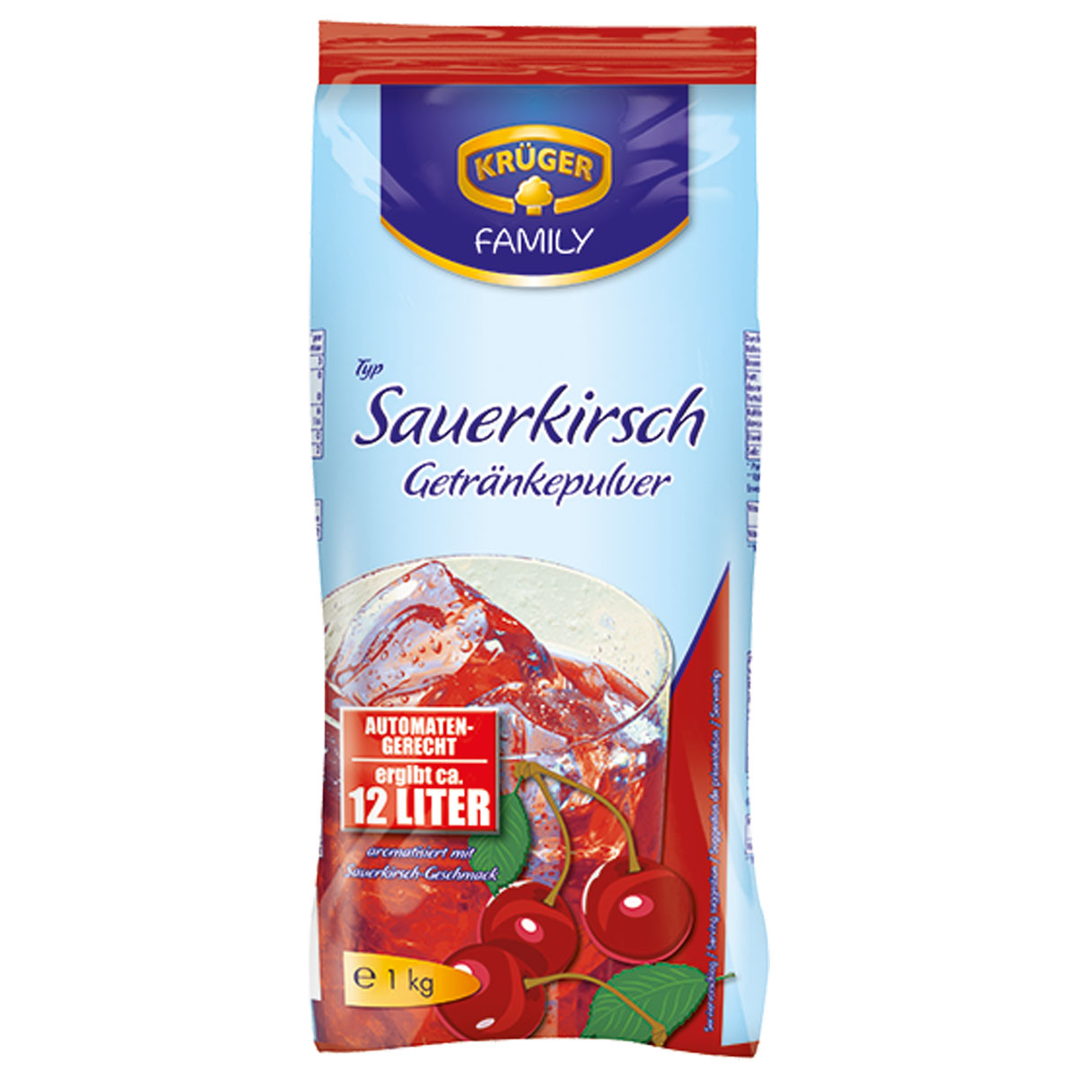 KRÜGER FAMILY Typ Sauerkirsch Getränkepulver 1kg