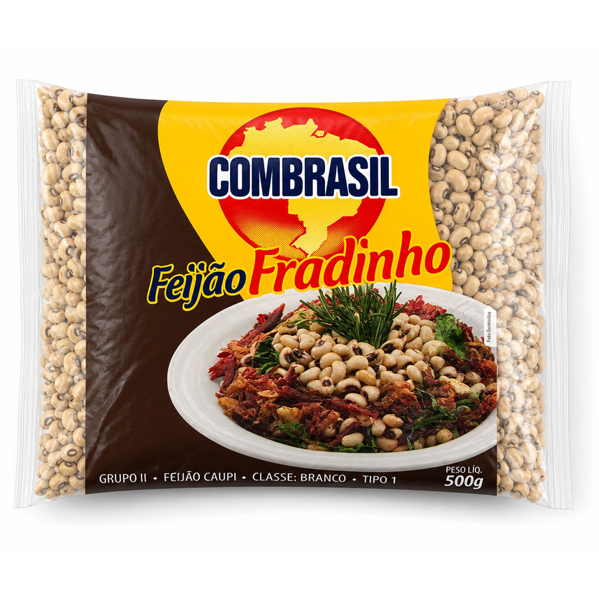 COMBRASIL Schwarzaugenbohnen "Feijão Fradinho" 500g