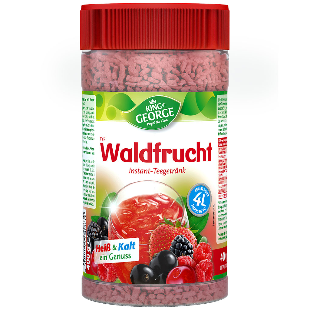 KING GEORGE - Instantgetränk Typ Waldfrucht 400g